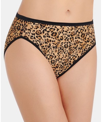 Illumination Hi-Cut Brief Underwear 13108 also available in extended sizes Toffee Leopard $9.74 Panty