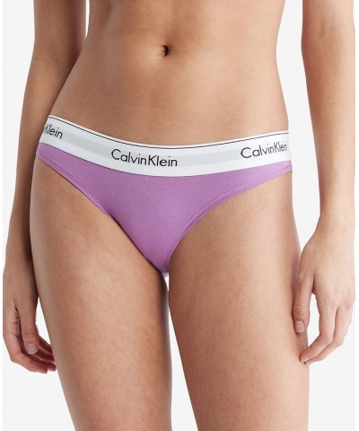 Calvin Klein Women's Modern Cotton Bikini Underwear F3787 Purple $12.30 Panty