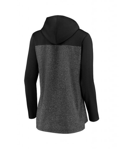 Women's Branded Heathered Charcoal and Black San Jose Sharks Chiller Fleece Pullover Hoodie Heathered Charcoal, Black $40.14 ...