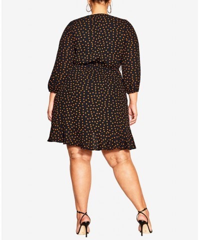 Trendy Plus Size Amber Frill Dress Black $63.94 Dresses