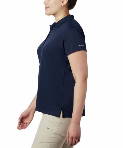 Plus Size PFG Innisfree Polo Shirt Blue $20.70 Tops