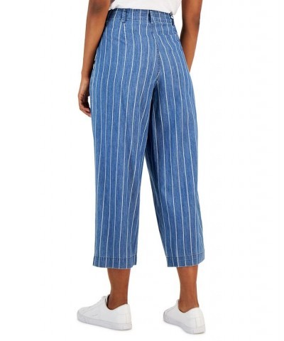 Women's Wide-Leg Striped Pants Ws 326- Med Benson $45.77 Pants
