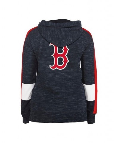 Women's Navy Boston Red Sox Colorblock Full-Zip Hoodie Navy $35.70 Sweatshirts