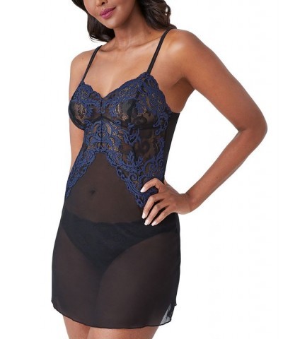 Instant Icon Sheer Chemise Lingerie Nightgown 814322 Black/eclipse $23.88 Sleepwear