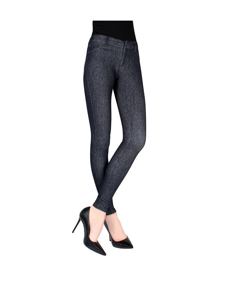 Women's Zipper Leggings Blue $26.95 Pants
