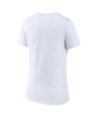 Women's Branded White Houston Astros 2022 American League Champions Locker Room Plus Size V-Neck T-shirt White $30.59 Tops