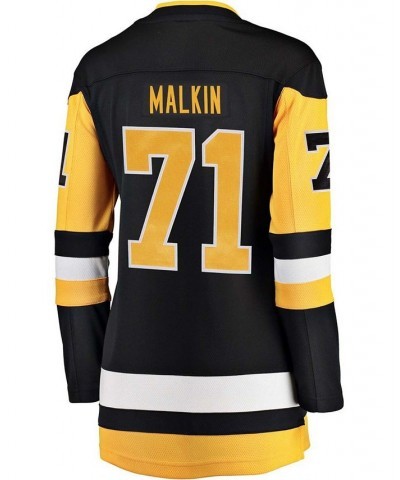 Women's Evgeni Malkin Black Pittsburgh Penguins Home Breakaway Player Jersey Black $62.70 Jersey