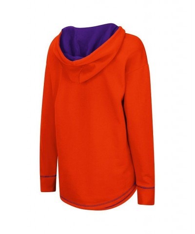 Women's Orange Clemson Tigers Tunic Pullover Hoodie Orange $24.60 Sweatshirts