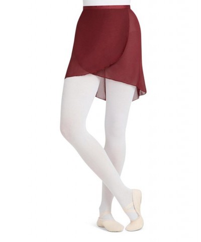 Georgette Wrap Skirt Red $21.09 Skirts