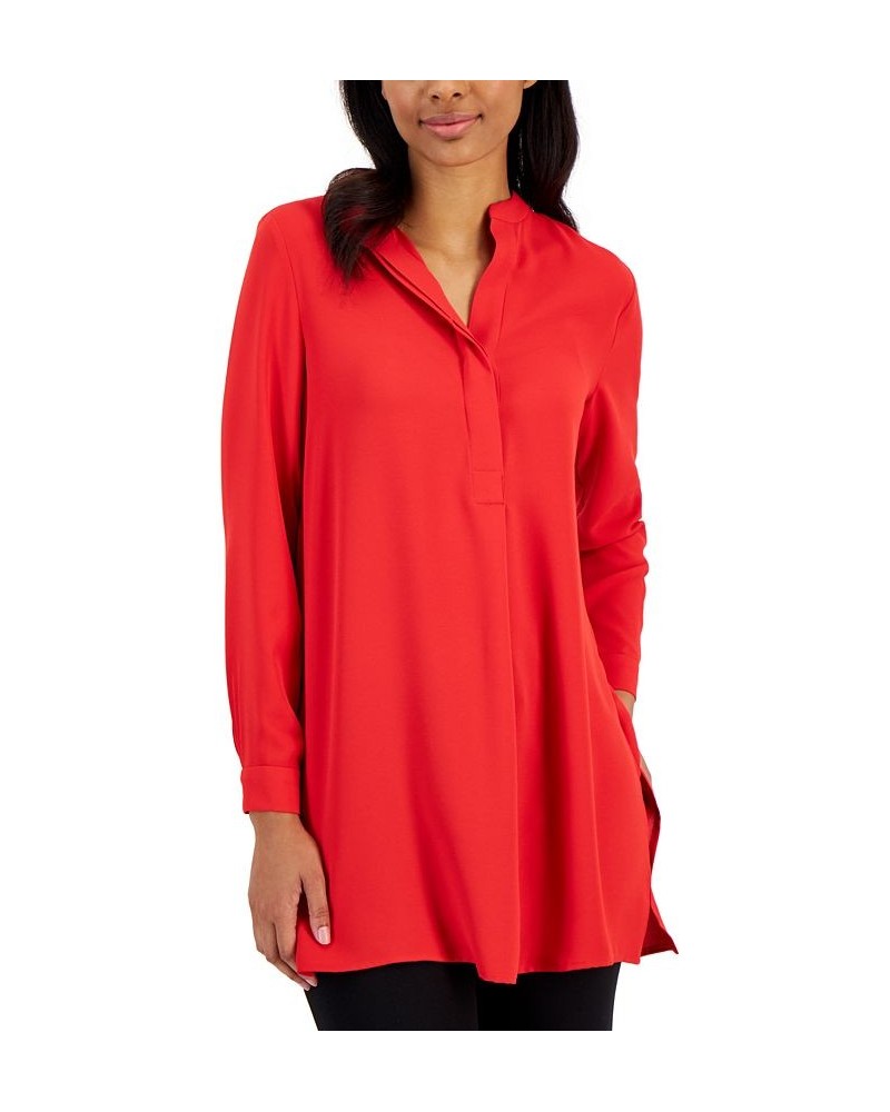 Nehru Tunic Poppy $33.60 Tops