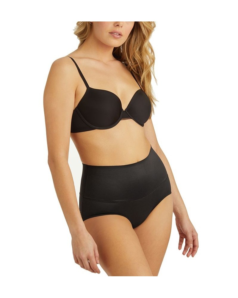 Women's Comfy Curves Waistline Brief Shapewear 2514 Black $31.20 Shapewear