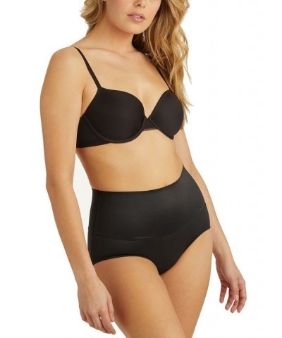 Women's Comfy Curves Waistline Brief Shapewear 2514 Black $31.20 Shapewear