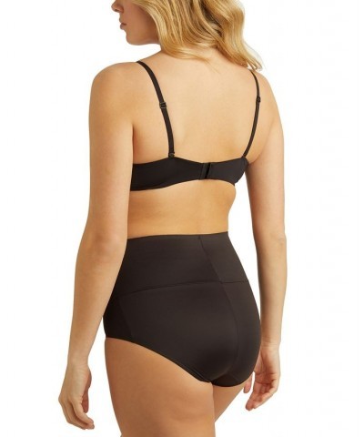 Women's Comfy Curves Waistline Brief Shapewear 2514 Black $31.20 Shapewear