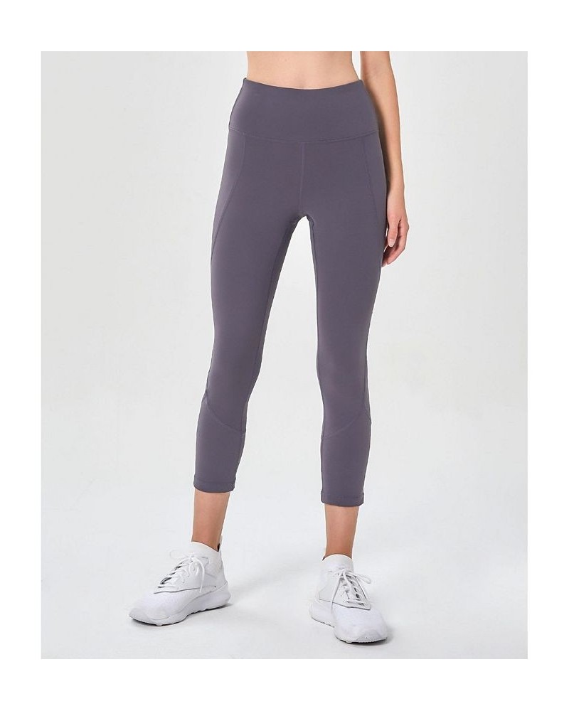 Power Up Silkiflex Leggings 21.5" For Women Carbon charcoal $39.20 Pants