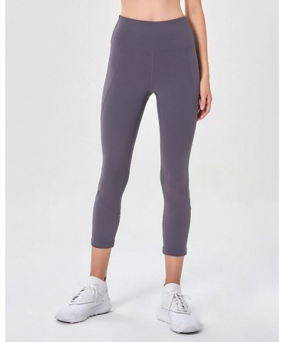 Power Up Silkiflex Leggings 21.5" For Women Carbon charcoal $39.20 Pants