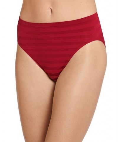 Seamfree Matte and Shine Hi-Cut Underwear 1306 Extended Sizes Lipstick $9.30 Panty
