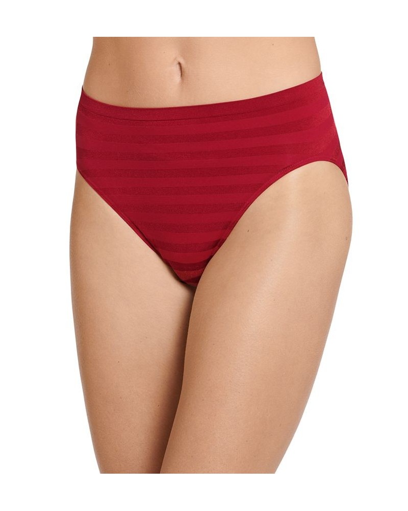 Seamfree Matte and Shine Hi-Cut Underwear 1306 Extended Sizes Lipstick $9.30 Panty