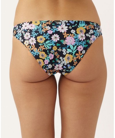 Juniors' Tatum Alamitos Floral-Print Hipster Bottoms Black $20.79 Swimsuits