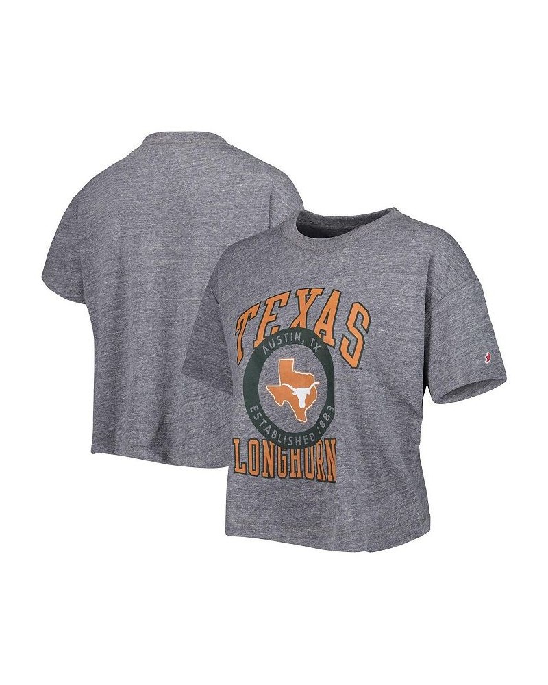 Women's Heather Gray Texas Longhorns Intramural Midi Seal Tri-Blend T-shirt Heather Gray $18.00 Tops