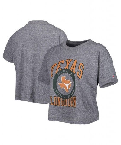 Women's Heather Gray Texas Longhorns Intramural Midi Seal Tri-Blend T-shirt Heather Gray $18.00 Tops