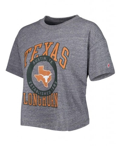 Women's Heather Gray Texas Longhorns Intramural Midi Seal Tri-Blend T-shirt Heather Gray $18.00 Tops