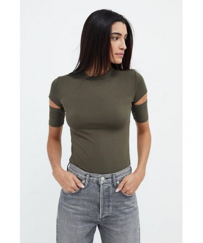 Women's Esme Top Military green $28.96 Tops