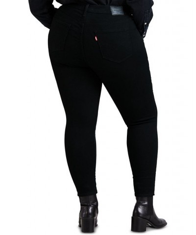 Trendy Plus Size 720 High-Rise Super Skinny Jeans Black Squared $32.90 Jeans