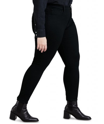 Trendy Plus Size 720 High-Rise Super Skinny Jeans Black Squared $32.90 Jeans