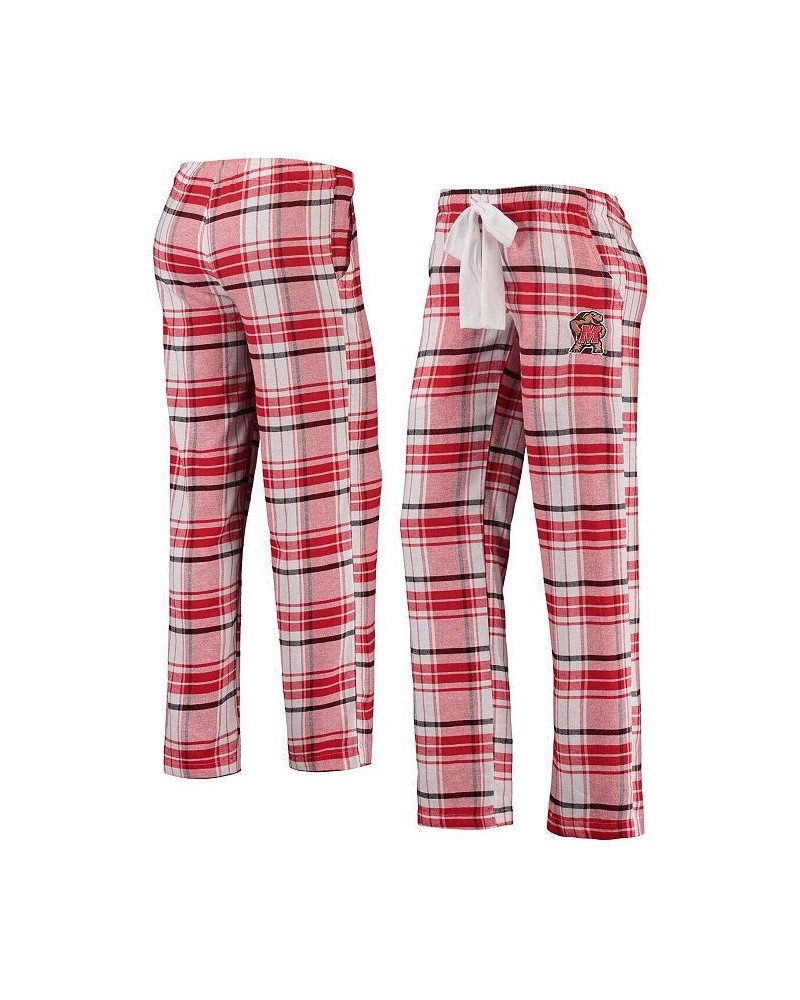 Women's Red Black Maryland Terrapins Accolade Flannel Pants Red, Black $24.50 Pajama