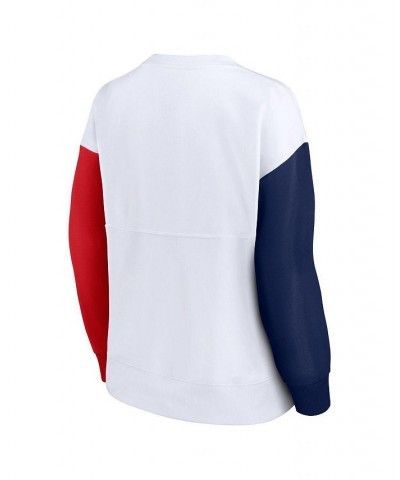 Women's Branded White Boston Red Sox Series Pullover Sweatshirt White $29.90 Sweatshirts