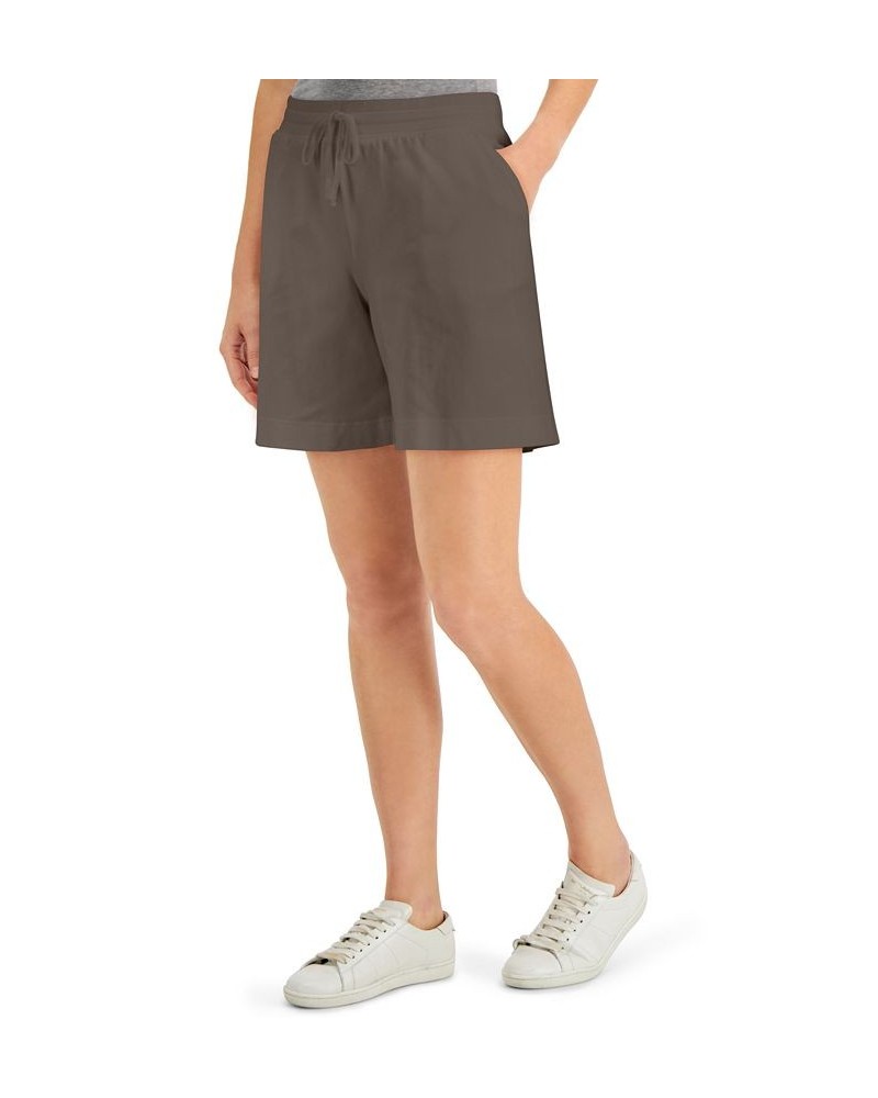 Pull-On Knit Shorts Brown Clay $10.19 Shorts