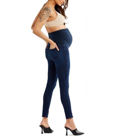 Skinny Ankle Maternity Jeans Dark Wash $62.57 Jeans