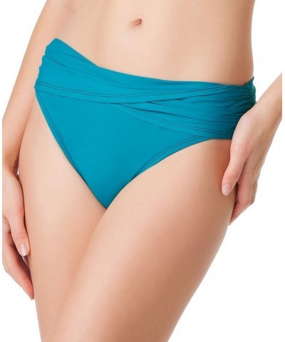 Bleu Rod Beattie Sarong Hipster Bikini Bottoms Deep Water $25.20 Swimsuits