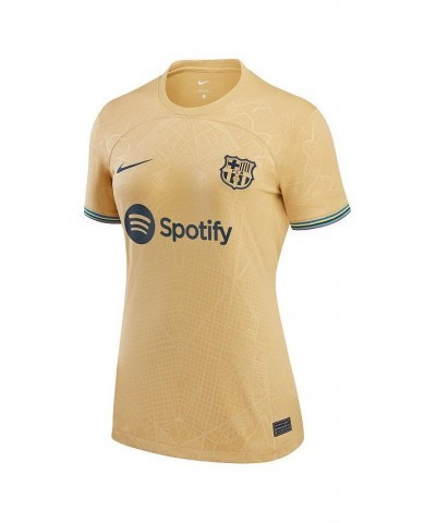 Women's Frenkie de Jong Yellow Barcelona 2022/23 Away Replica Player Jersey Yellow $60.20 Jersey