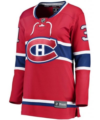 Women's Carey Price Red Montreal Canadiens Home Breakaway Player Jersey Red $77.55 Jersey