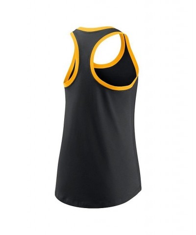 Women's Black Pittsburgh Pirates Tech Tank Top Black $23.39 Tops