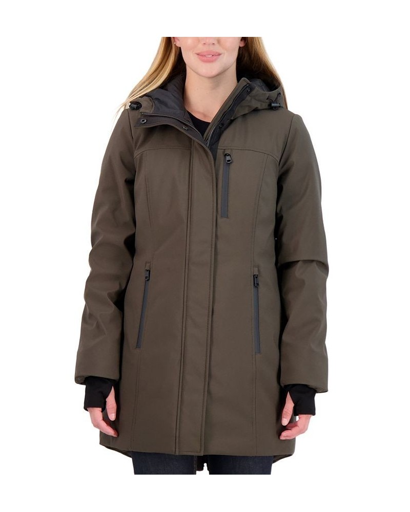 Women's Heavyweight Softshell Coat Green $32.20 Coats