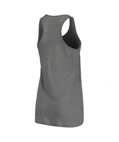 Women's Charcoal Oakland Athletics Multi-Count Tank Top Charcoal $28.59 Tops