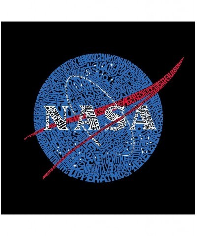 Women's Word Art Hooded Sweatshirt -Nasa's Most Notable Missions Black $25.20 Sweatshirts