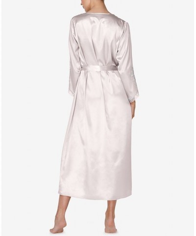 Stella Satin Venise Trim Robe Ivory $15.62 Sleepwear