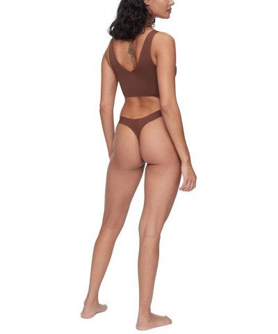 Invisible Thong 5-Pack QD3556 Beechwood/cedar/sandalwood/spruce/umber $27.73 Panty