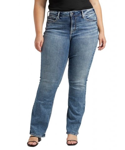 Plus Size Suki Mid Rise Slim Bootcut Jeans Indigo $29.58 Jeans