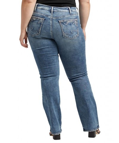 Plus Size Suki Mid Rise Slim Bootcut Jeans Indigo $29.58 Jeans