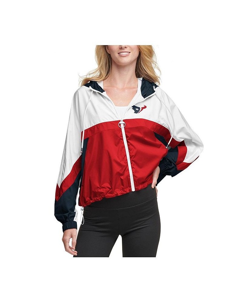 Women's White and Red Houston Texans Color Blocked Full-Zip Windbreaker Jacket White, Red $38.95 Jackets