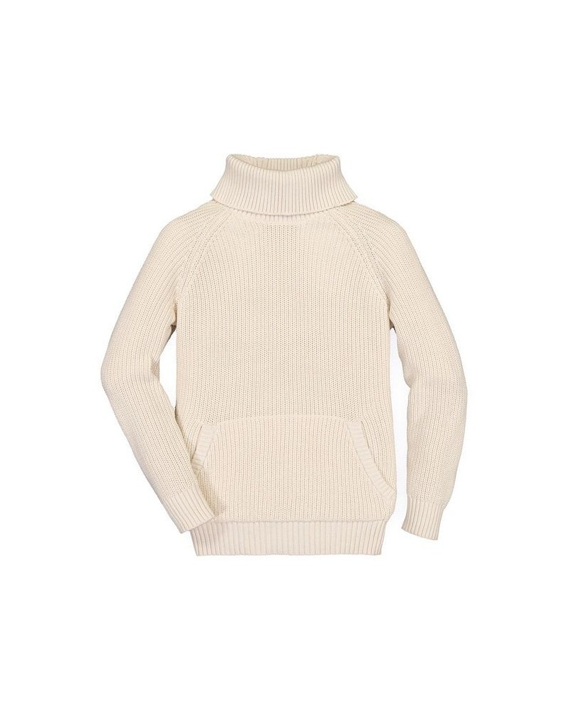 Womens' Ribbed Turtleneck Sweater White $22.48 Sweaters