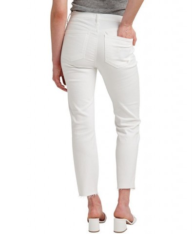 Women's Most Wanted Mid Rise Straight Crop Pants Off White $38.64 Pants