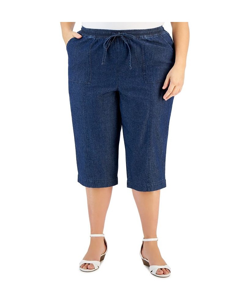 Plus Size Quinn Capri Pants Winter Moss $17.42 Pants