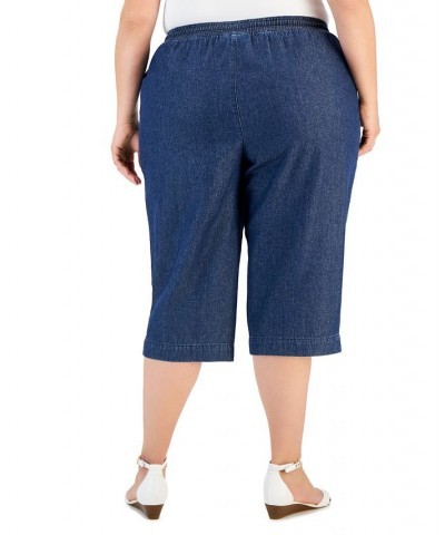 Plus Size Quinn Capri Pants Winter Moss $17.42 Pants