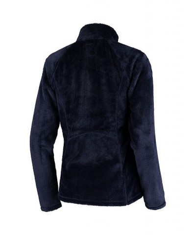 Women's Navy Houston Texans Tie Breaker Fleece Full-Zip Jacket Navy $36.90 Jackets