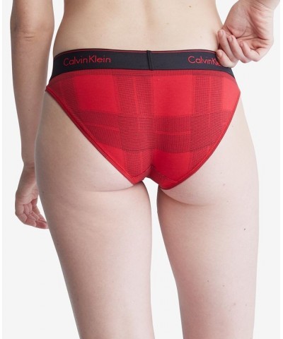 Calvin Klein Women's Modern Cotton Bikini Underwear F3787 Textured Plaid_exact $9.74 Panty